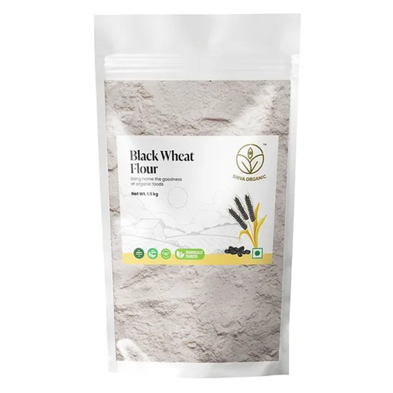 Shiva Organic Black Wheat Flour 1.5 kg | Atta
