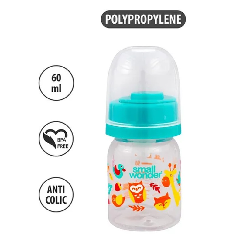 Small Wonder Admire Polypropylene Feeding Bottle Green – 60 ml
