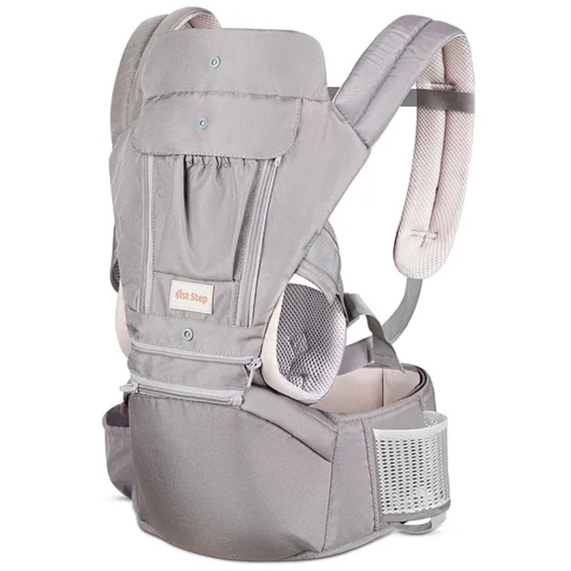 1st Step 5 In 1 Hip Seat Baby Carrier Baby Carrier – Grey