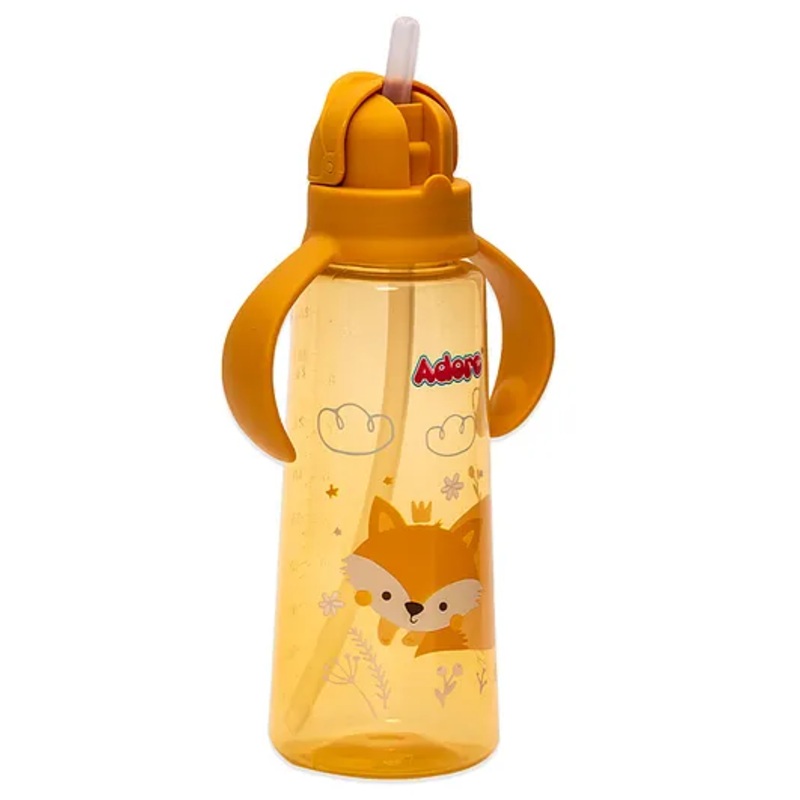 Adore Bling! The India’s First Ever Long Narrow Neck Straw Sipper with Twin Handle 270ml