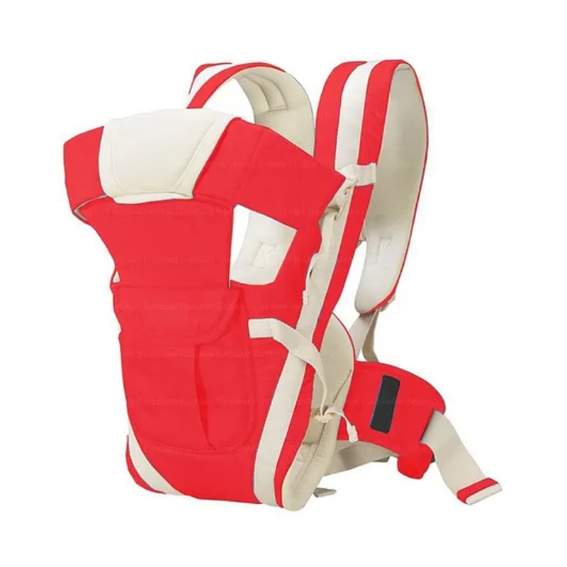 Baby Carrier Bag Adjustable Hands Free 4 in 1 Baby Baby Safety Belt Child – Red