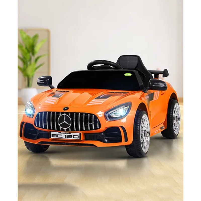 Baybee Spyder Pro Battery Operated Car for Kids, Ride on Kids Car with Music & Light, Baby Big Car Rechargeable Battery Car, Electric Car for Kids – Orange