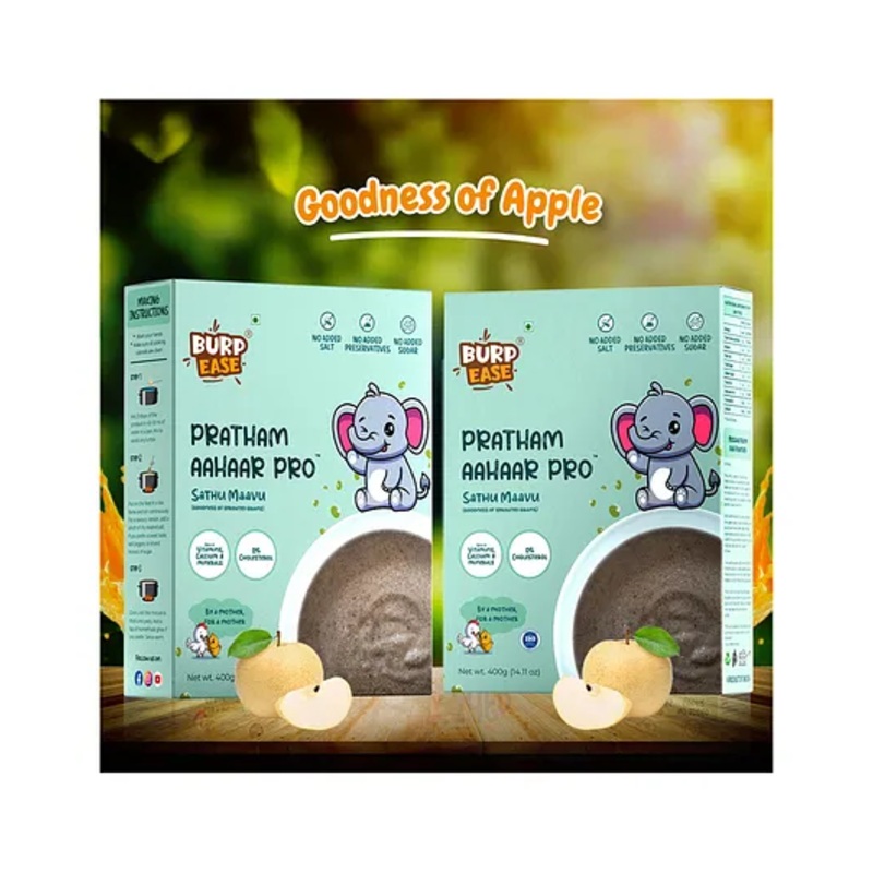 Burpease Combo Of Pratham Aahaar Pro – Apple + Apple Flavour
