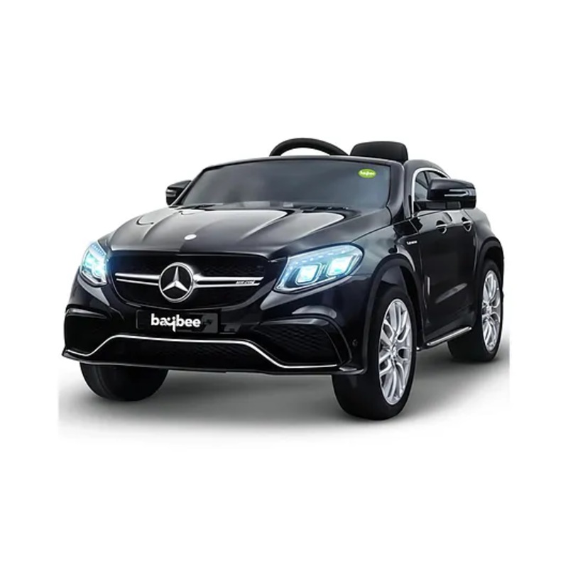 Baybee Lucid Battery Operated Car for Kids, Ride on Toy Kids Car with, LED Light & Music | Baby Big Rechargeable Battery Car (Black)