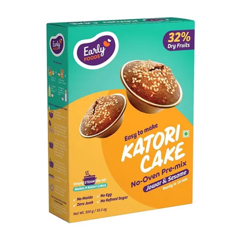 Early Foods Jowar Sesame Katori Cake Mix 300g