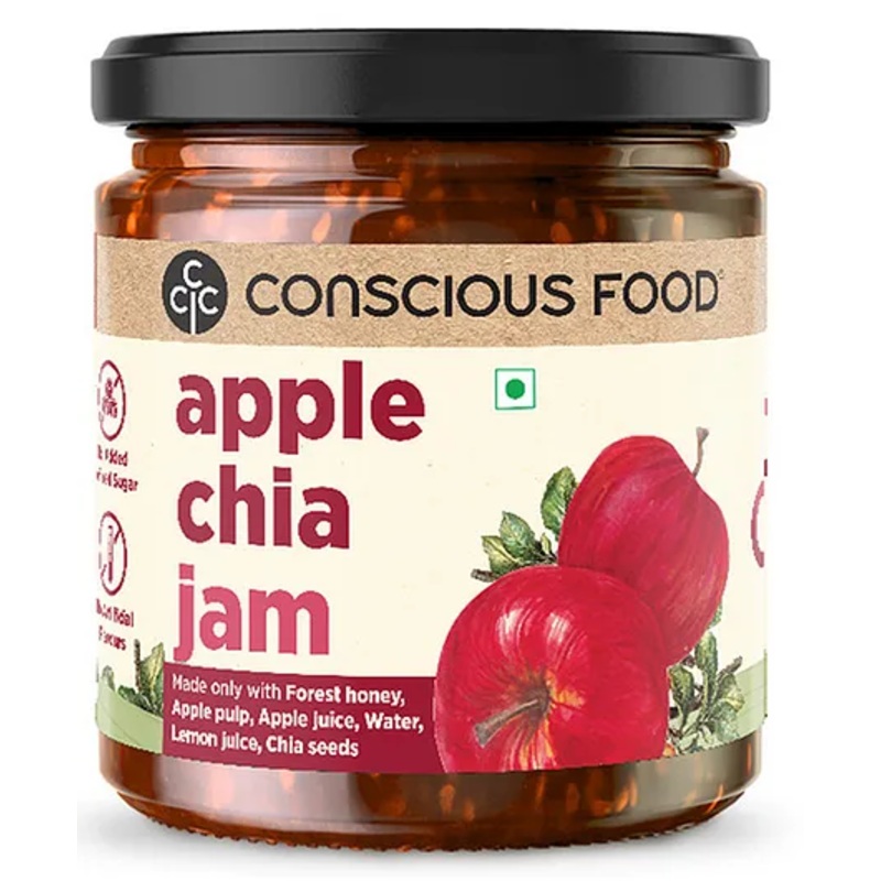 Conscious Food Apple Chia Jam | 250g