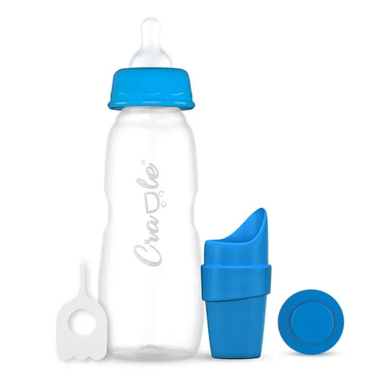 Cradle Maxi [3 in1] feeding Bottle – 250ml – Sky Blue