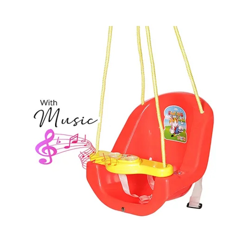 Dash Baby And Toddler Musical Swing With Light – Red