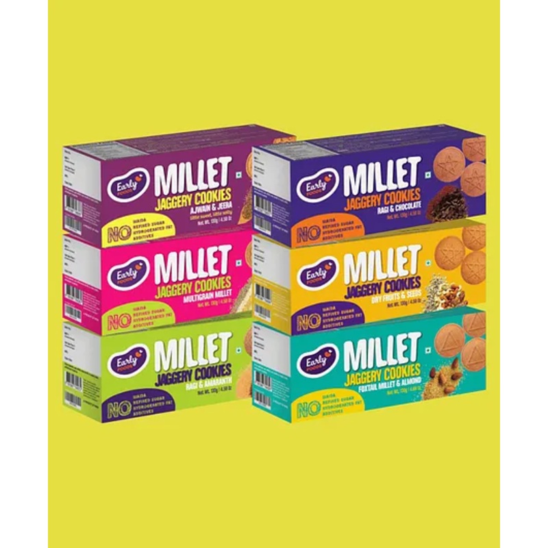 Early Foods Assorted Cookies Pack of 6 – 130 g each