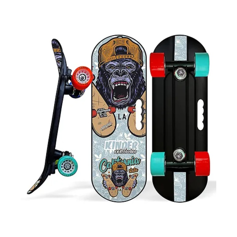 Jaspo Kinder Kongempire Junior Skateboard – Multi colour