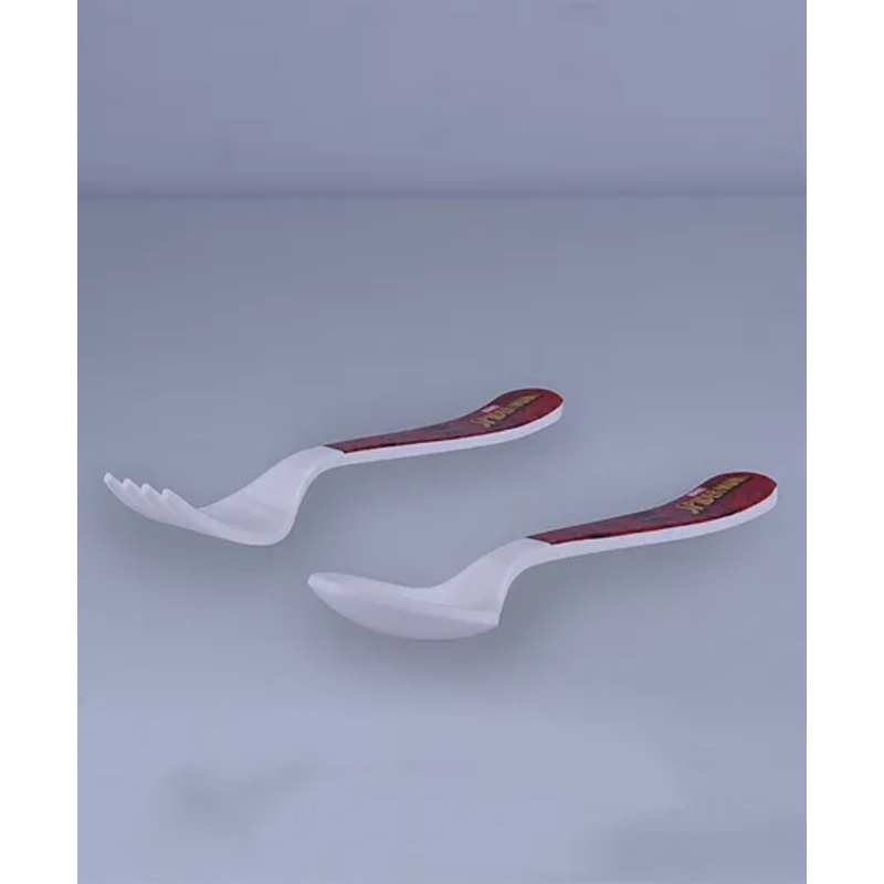 Servewell Spiderman Theme Kids Fork and Spoon –  (Color and design may vary)