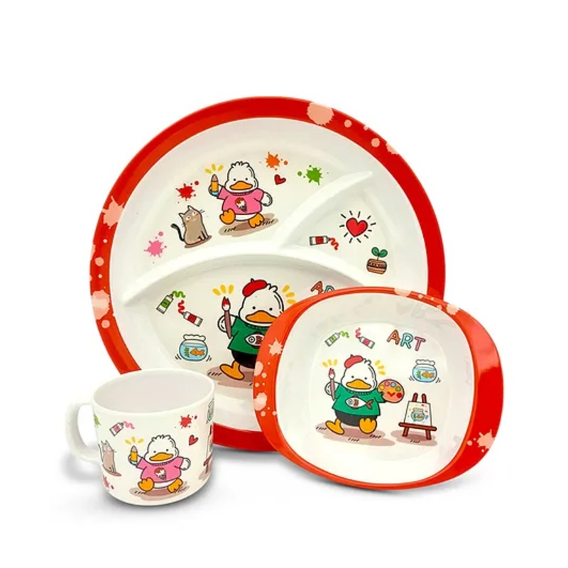 Superware Melamine Kids  Set- duck ( Set of 3 )