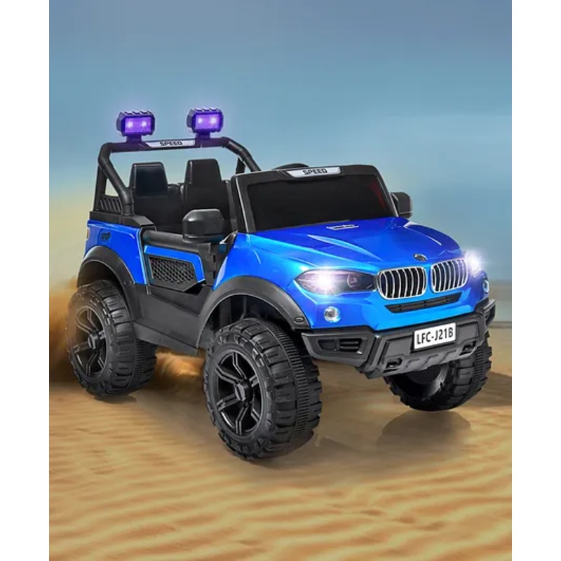 Babyhug Battery Operated Ride on Jeep With Light & Music – Blue