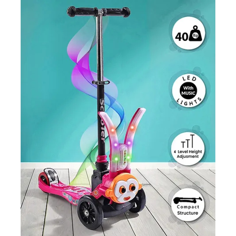 Babyhug Celerity Kids Kick Scooter – Pink
