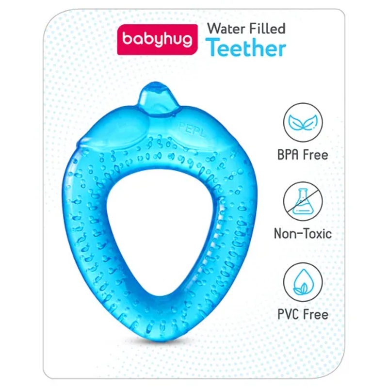 Babyhug Water Filled Berry Shape Teether – Blue