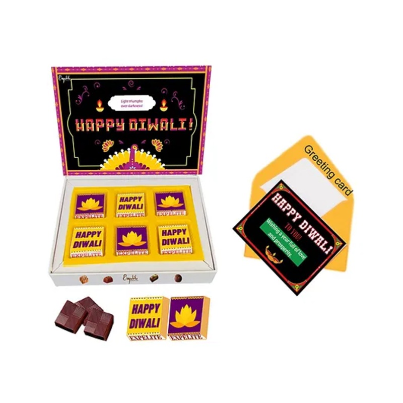 Expelite Diwali Chocolate Gift Box Combo – 85 gm