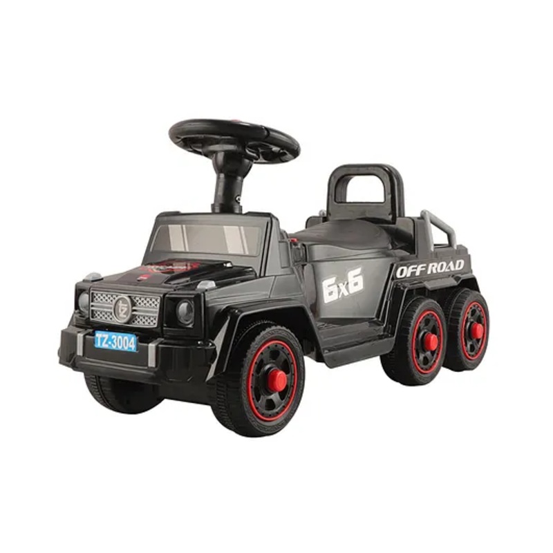 Joy Ride 6 X 6 Offroad Sports Car Kids Car Ride on Foot to Floor Sliding Car, Steering Wheel, Music, Backrest, Storage and Head Lights Toy Car for Boys & Girls