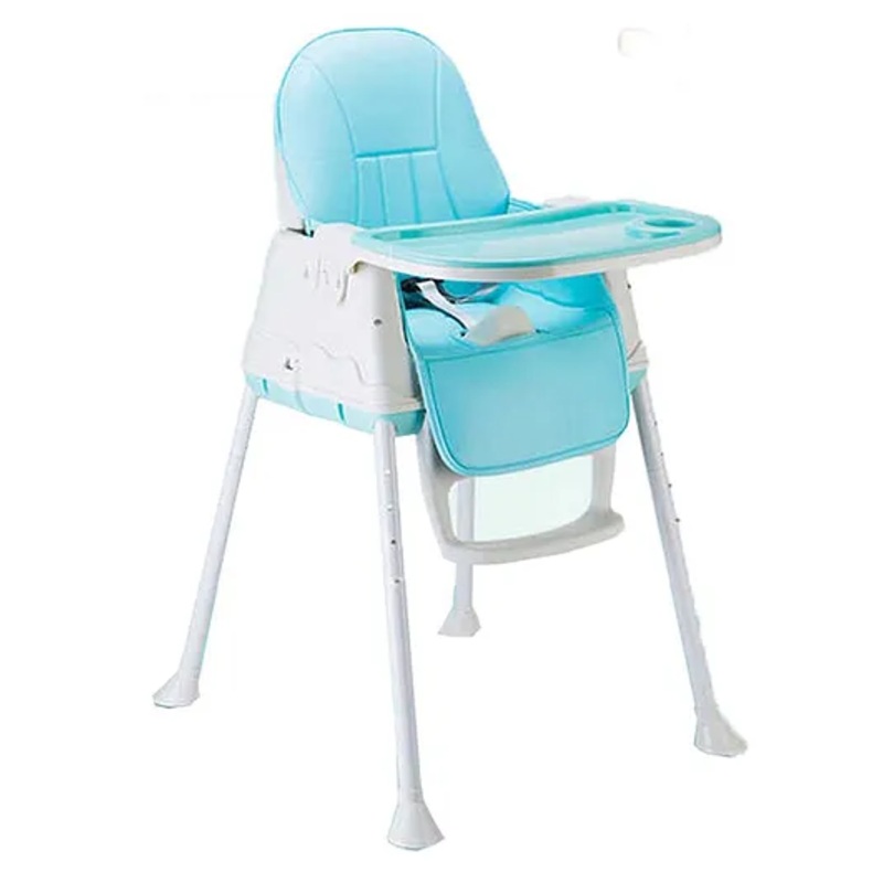 Syga Baby High Chair With Padded Seat – Blue