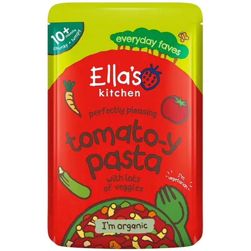 Ella’s Kitchen Organic Baby Food Pouch, Tomato-y Pasta with Veggies (10m+) – 190g