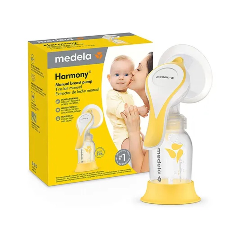Medela Harmony Manual Breast Pump – Cream And Yellow