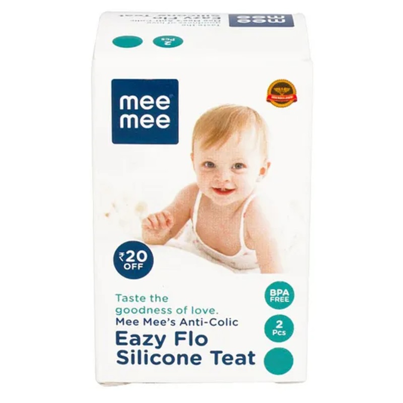 Mee Mee Liquid Silicone Nipples Extra Large – Pack Of 2