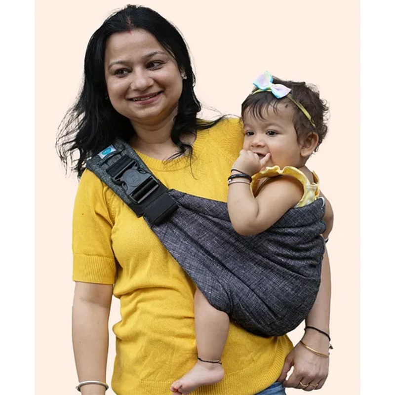 Soulslings Imbu Hip Sling- Grey Linen