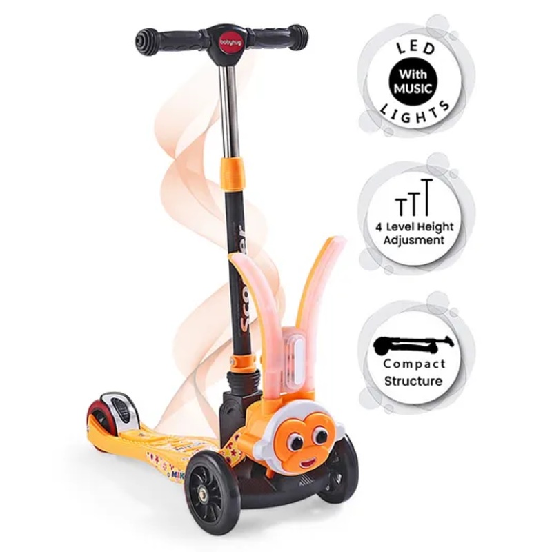 Babyhug Celerity Kids Kick Scooter – Orange