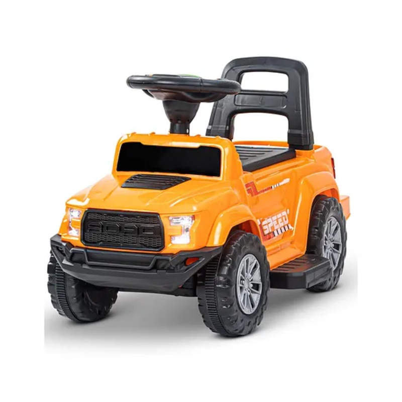 Baybee Blaze Pro Rechargeable Battery Operated Jeep for Kids, Ride on Toy Kids Car with Music & LED Light, Baby Big Electric Car Jeep Battery Car for Kids (Orange)