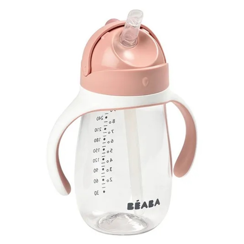 Beaba Straw Cup Pink- 300 ml