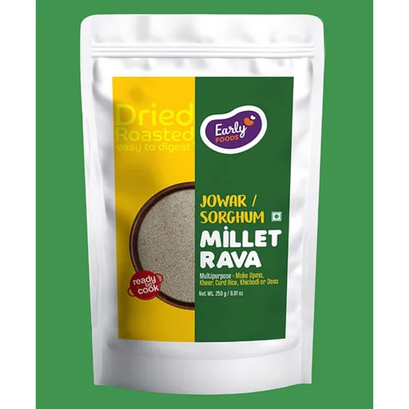 Early Foods Jowar Millet Rava- 250g