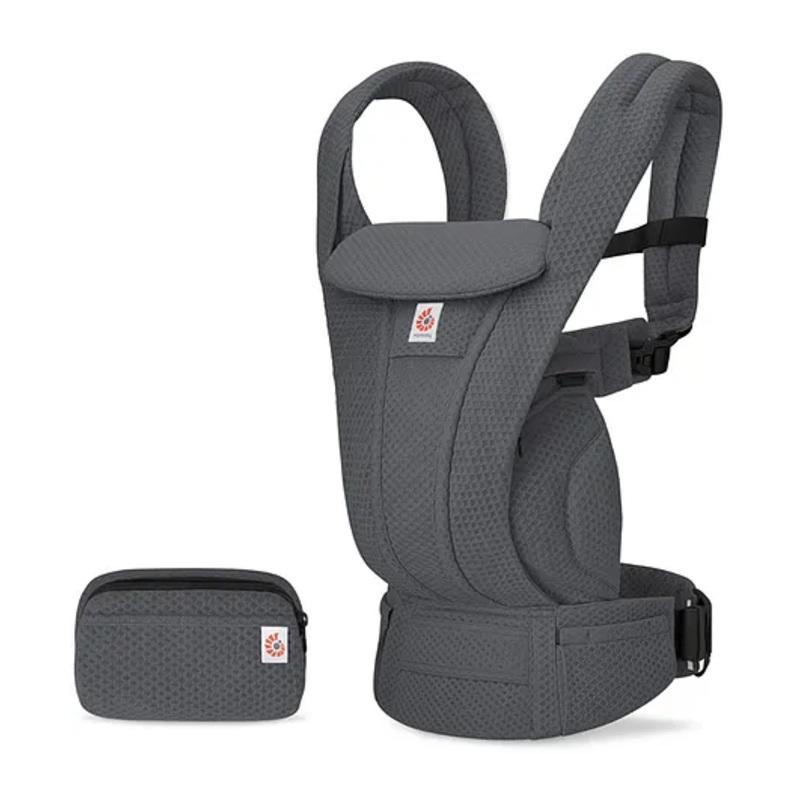 Ergobaby Omni Deluxe Baby Carrier Mesh 0-4 yrs – Graphite Grey