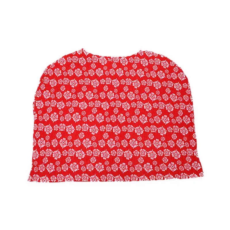 Lulamom Multi Use Poncho Style Nursing Cover with Buttons – Red