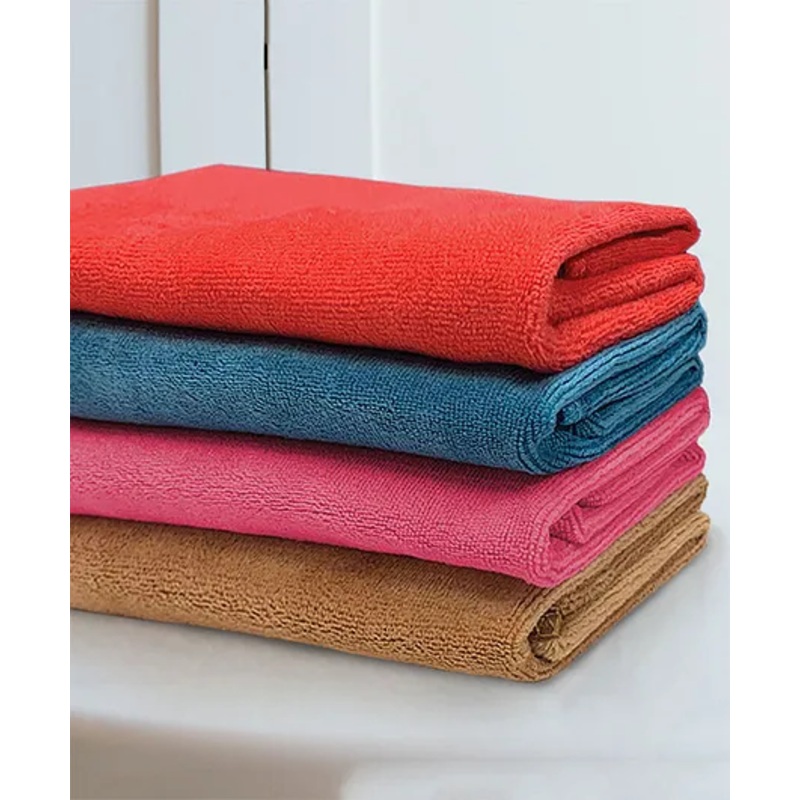 Sassoon Highly Absorbent Microfiber Cleaning Cloth in 450 GSM Multipurpose Cloth Pack of 4 – Multicolour