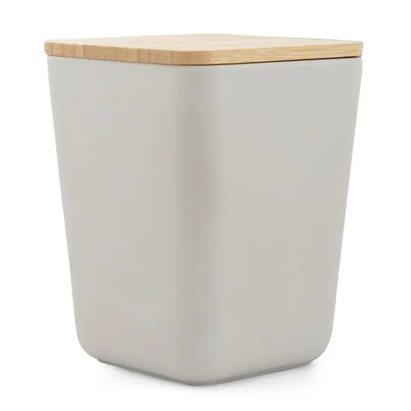 Earthism Eco-Friendly Bamboo Fibre Canister – Grey