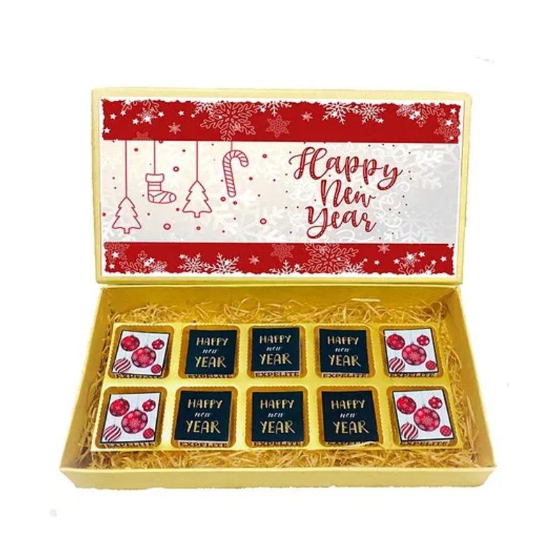 Expelite Happy New Year Chocolate Gift Box – 10 Pieces