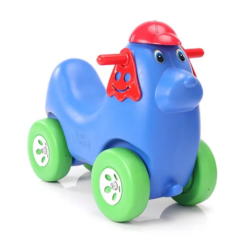 Little Fingers Dog Shaped Ride On – Blue