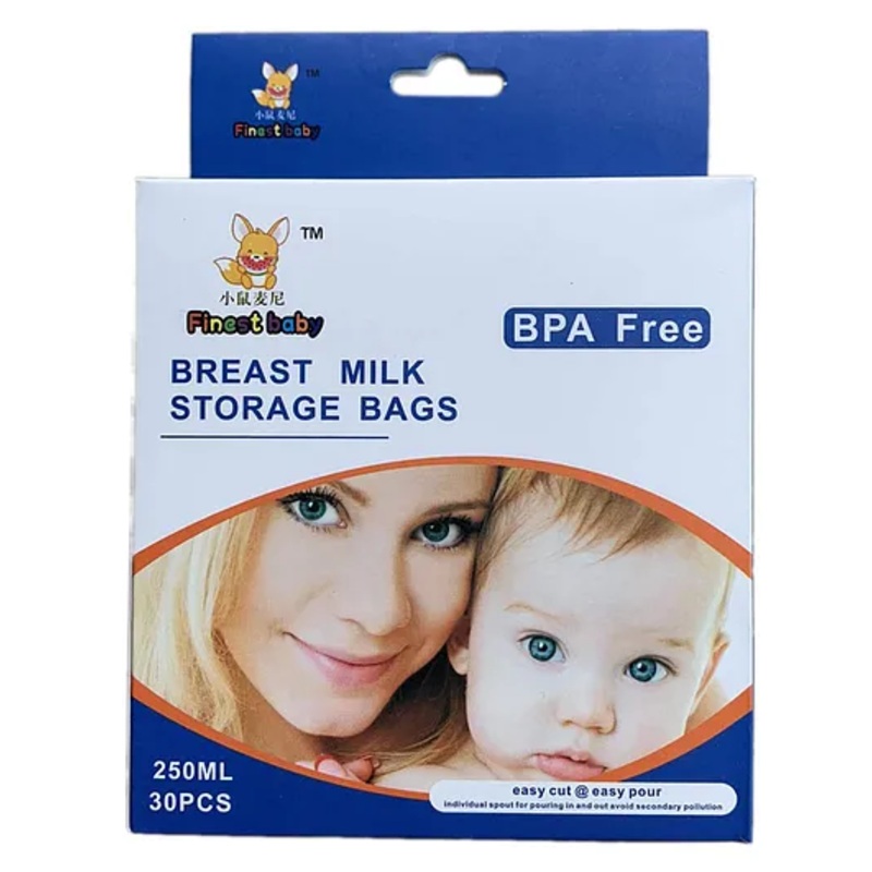 The Little Lookers BPA Free Breast Milk Storage Bags Pack of 30 – 250 ml Each