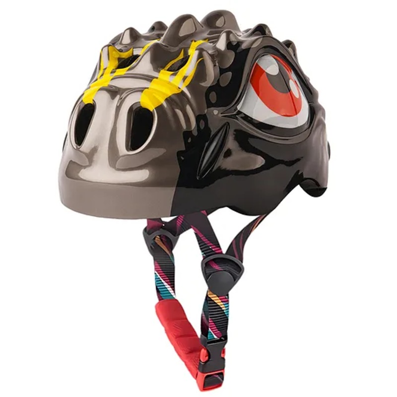 Headzup Feisty Flyer 3D Cycling Skating Helmet | Age 3-12 | Adjustable Size (Black)