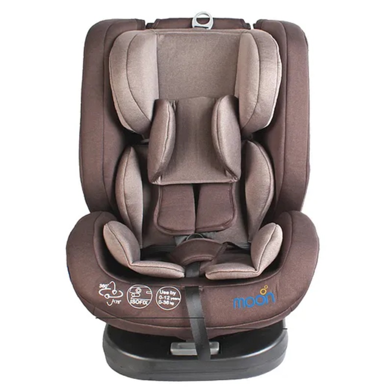 Moon Rover Car Seat Brown Birth to 12 Years