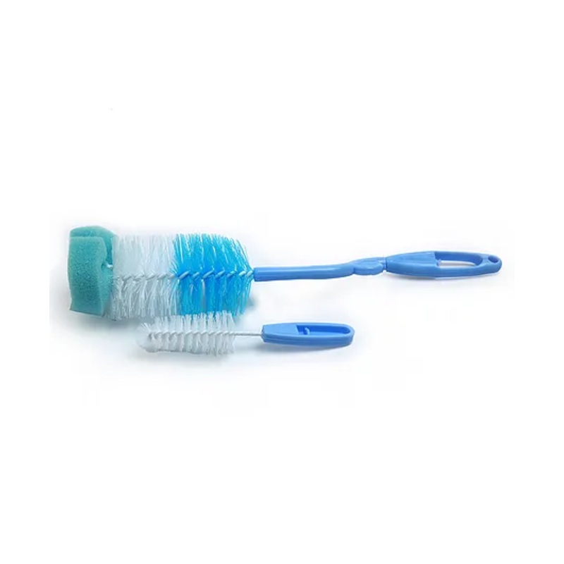Baby Moo Twist And Turn Flexible Cleaning Brush Pack of 2 – Blue