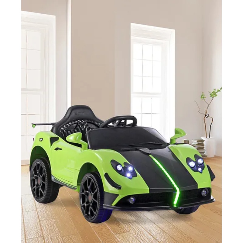 Babyhug Battery Operated Ride On Car with Music & Lights – Green