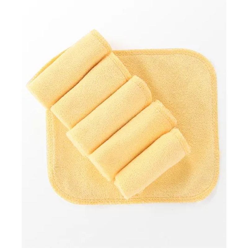 Babyhug Terry Knit Wash Cloth Pack of 6- Peach