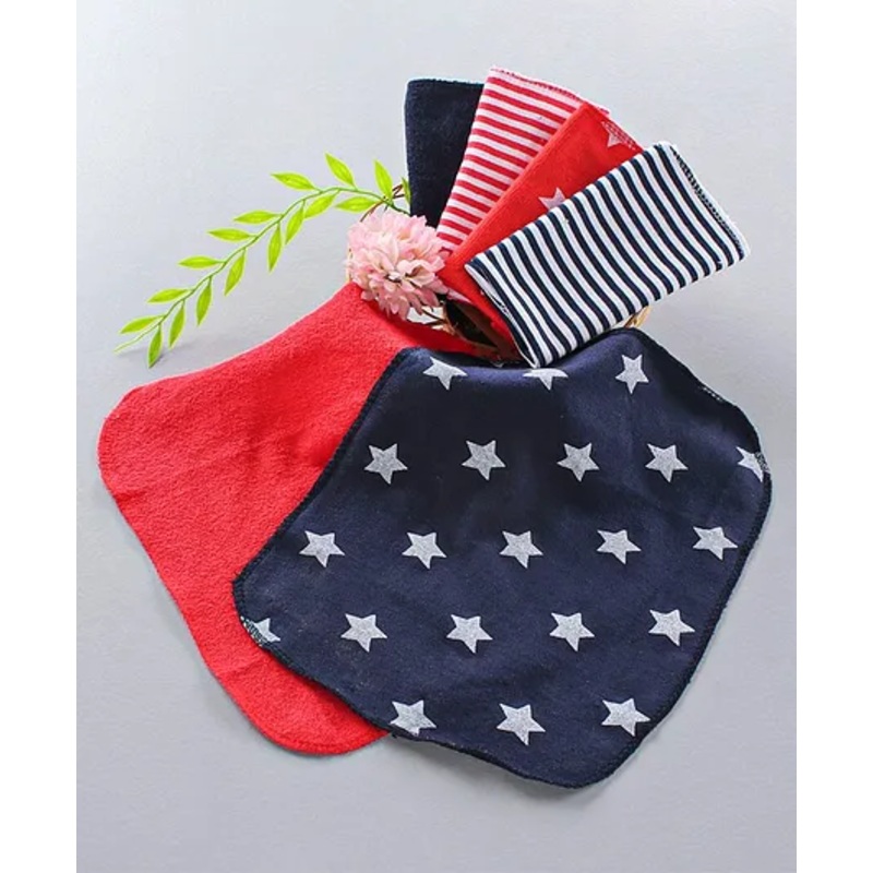 Babyhug Wash cloth Pack of 6 – Multicolor