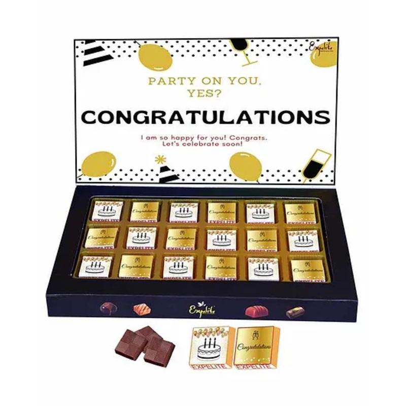 Expelite Congratulations Chocolate Gift Box – 300gm