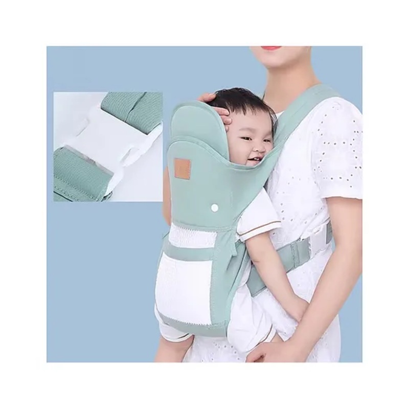MUREN 4-in-1 Breathable Baby Carrier for Newborns & Infants  Soft Ergonomic Design, Adjustable Straps, Multi Carrying Positions (036 Months)-Random Color