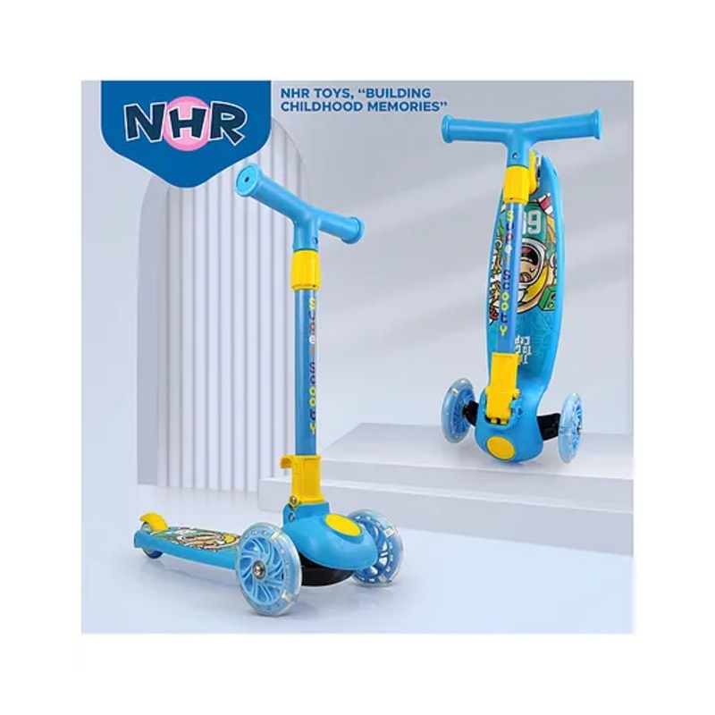 NHR XKG-009 Smart Kick Scooter with 3 Level Adjustable Height- Blue