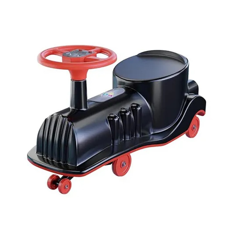 Baby Engine Rider Manual Push Ride On – Black