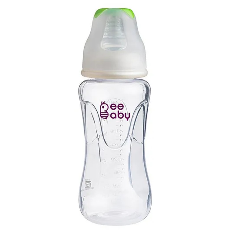 Beebaby Standard Neck Feeding Bottle Green – 240 ml