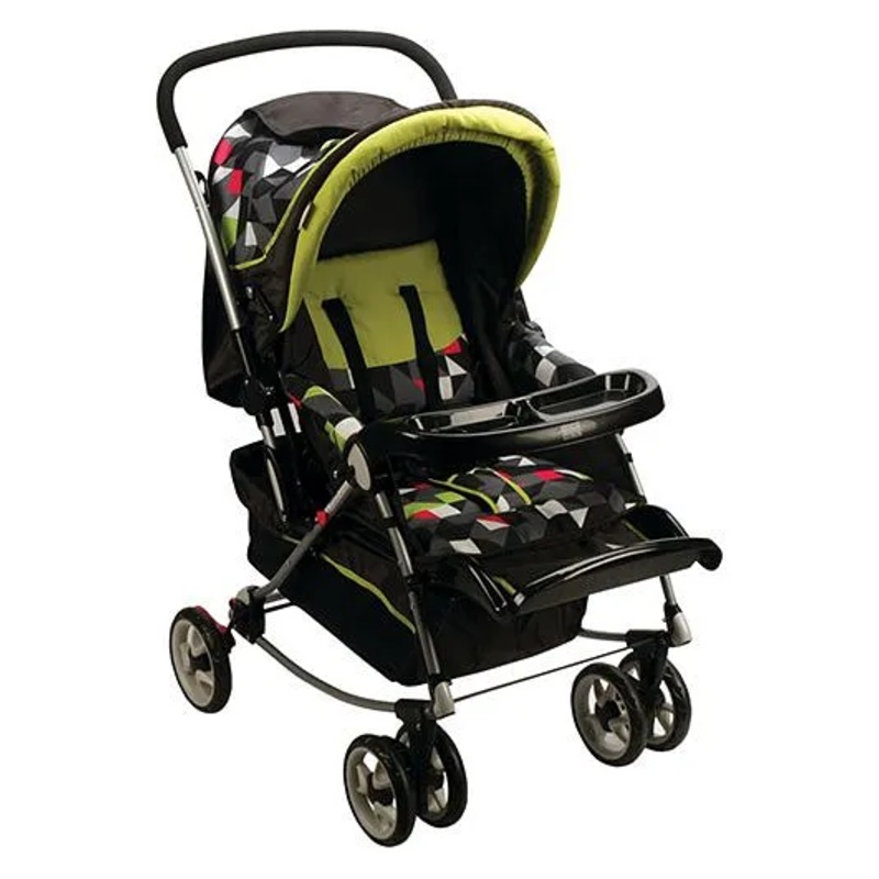 Mee Mee Baby Pram Cum Stroller Green And Black – MM-28