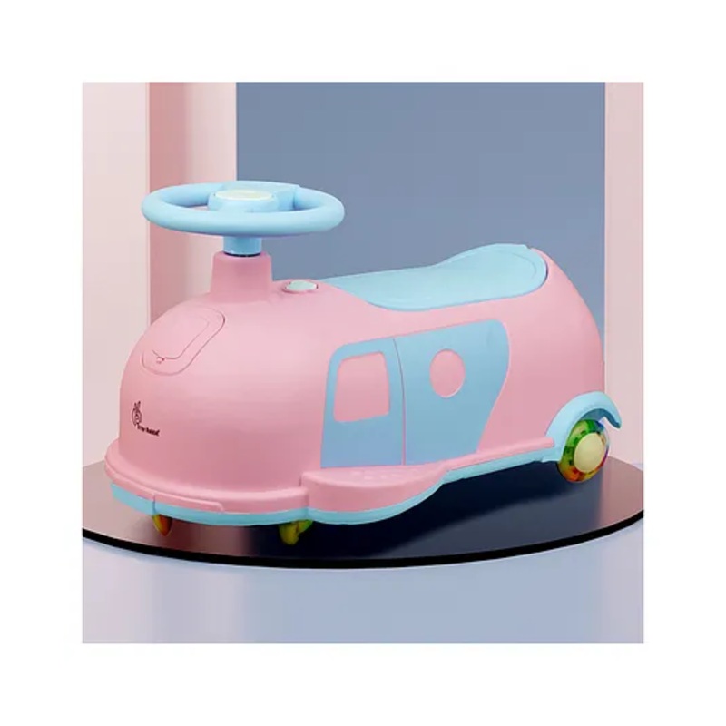 R for Rabbit Iya Iya Caravan Swing Car With Led Wheels & ABEC7 Bearing – Pink